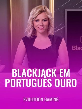 Blackjack em Português Ouro slot by Evolution Gaming